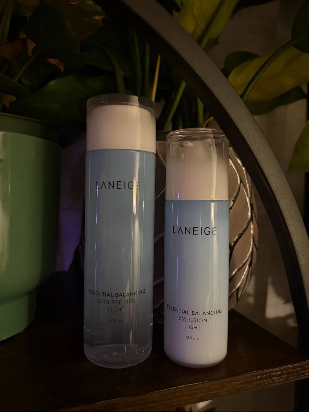 LANEIGE Light Blue Essential Balancing Skin Refiner & Emulsion Duo